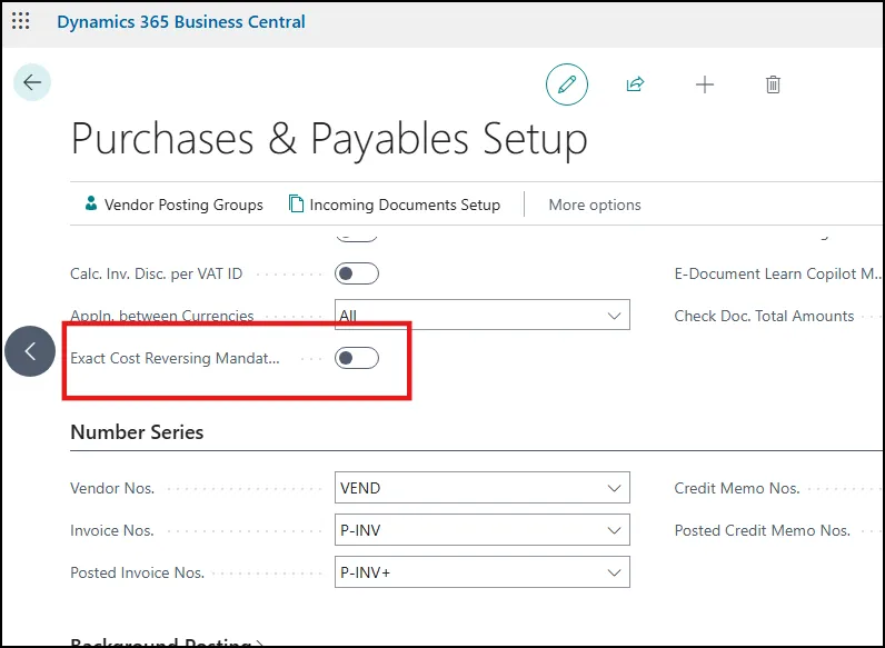 Exact Cost Reversing Mandatory