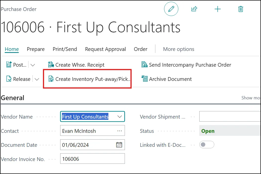 Purchase order