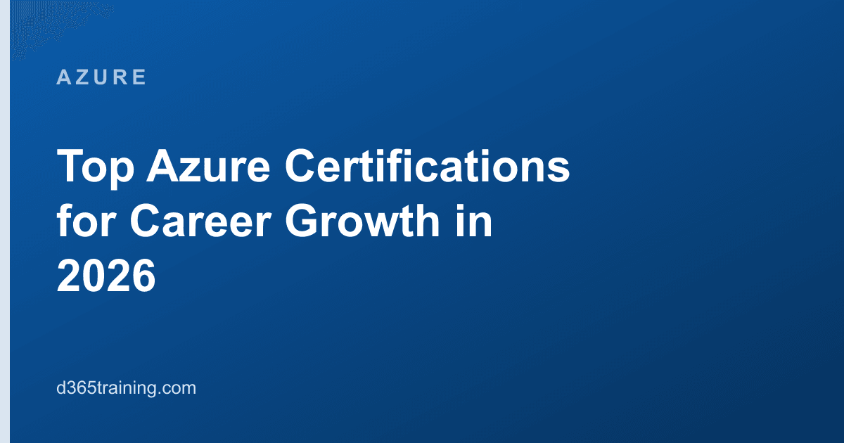 Top Azure Certifications for Career Growth in 2026